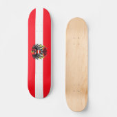 Österreichische Flagge Skateboard (Vorderseite)