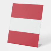 Österreichische Flagge Sockelschild (Vorderseite)