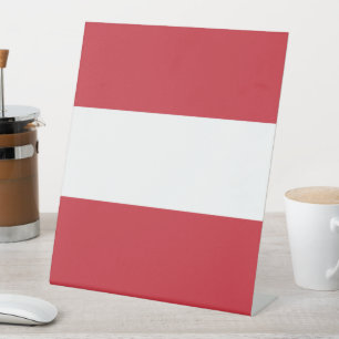 Österreichische Flagge Sockelschild