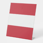 Österreichische Flagge Sockelschild (Vorderseite)