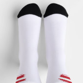 Österreichische Flagge Socken (Oben)
