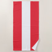 Österreichische Flagge Strandtuch (Vorderseite)