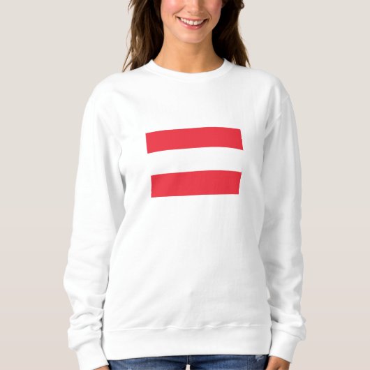 Österreichische Flagge Sweatshirt (Vorderseite)