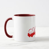 Österreichische Flagge Tasse (Links)