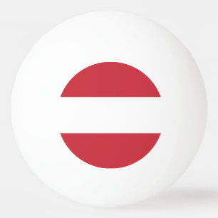 Österreichische Flagge Tischtennisball