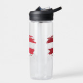Österreichische Flagge Trinkflasche (Links)