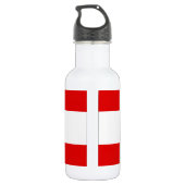 Österreichische Flagge Trinkflasche (Rückseite)