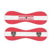 Österreichische Flagge und Wappen Patriotischer Ba Baseball (Paneele)