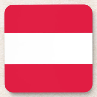 Österreichische Flagge Untersetzer