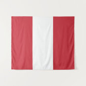 Österreichische Flagge Wandteppich (Vorderseite (Horizontal))