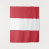 Österreichische Flagge Wandteppich (Vorderseite)