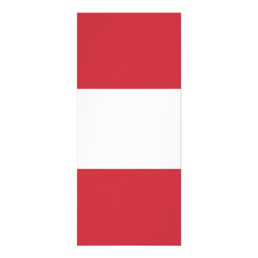 Österreichische Flagge Werbekarte (Vorne)