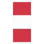 Österreichische Flagge Werbekarte (Hinten)