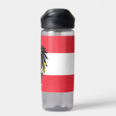 Österreichische Flasche, patriotische österreichis Trinkflasche (Rückseite)