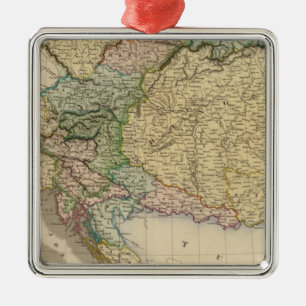 Österreichische Herrschaften Silbernes Ornament
