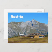 Österreichische Hochgebirge Postkarte (Vorne/Hinten)
