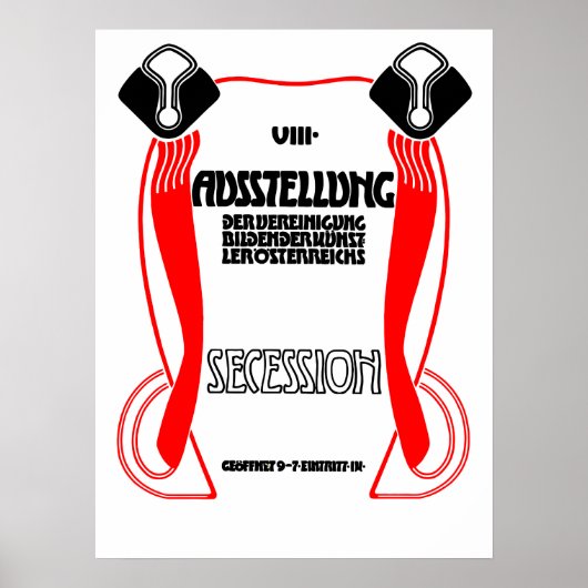 Österreichische Jugendstil Jugendstil Jugendstil-A Poster (Vorne)