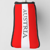 Österreichische Landesflagge Obersock Golf Headcover (Rotieren 90)