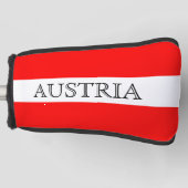 Österreichische Landesflagge Obersock Golf Headcover (Vorderseite)