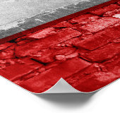 Österreichische Mauer Poster (Ecke)