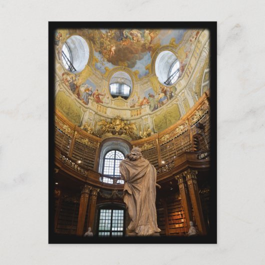 Österreichische Nationalbibliothek Postkarte (Vorderseite)