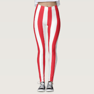Österreichische Nationalflaggenfarben vertikal ges Leggings