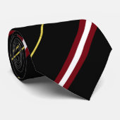 Österreichische Streifenflagge Krawatte (Gerollt)