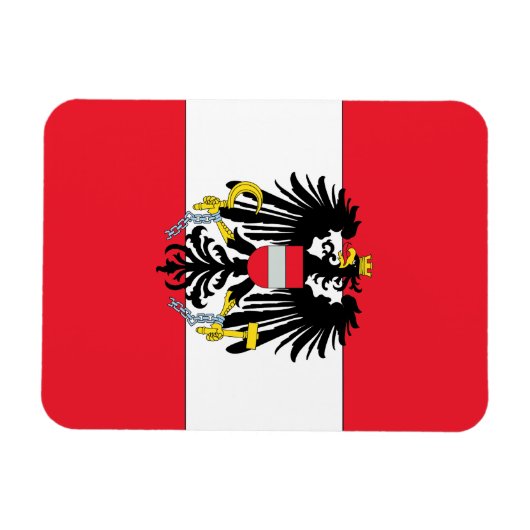 Österreichische Wappen Magnet (Horizontal)