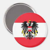 Österreichische Wappen Magnet (Vorderseite/Rückseite)