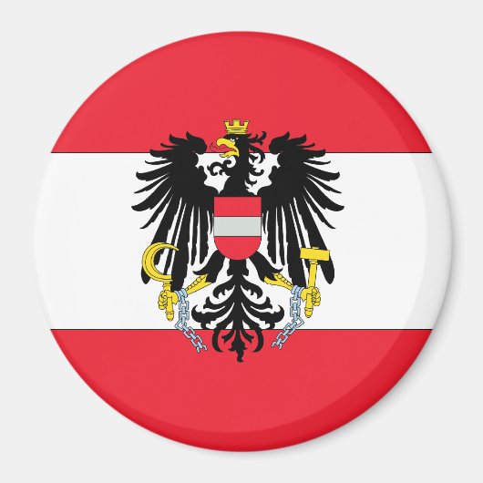Österreichische Wappen Magnet (Vorne)
