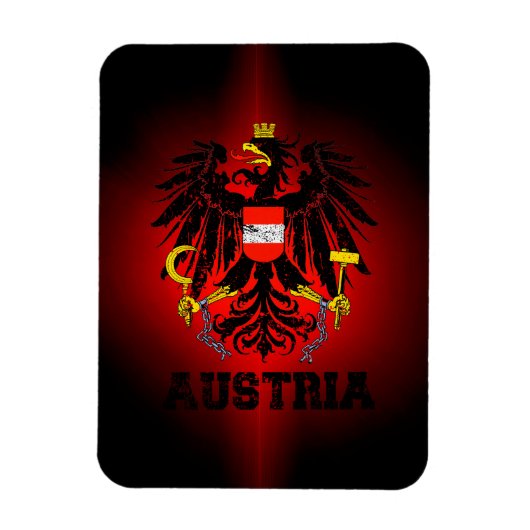 Österreichische Wappen Magnet (Vertikal)