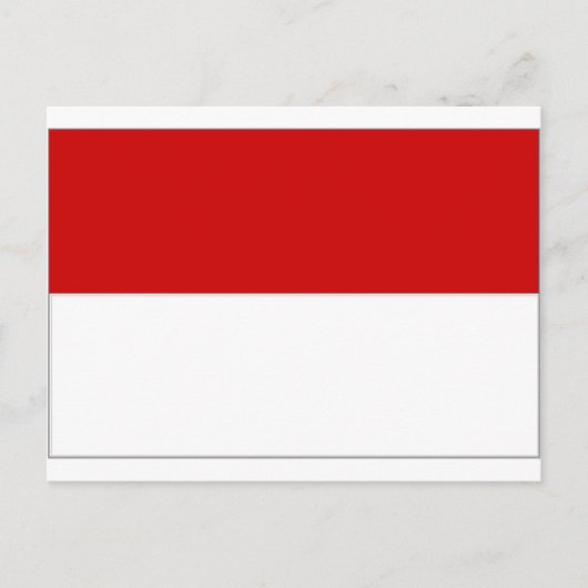Österreichische Wiener Flagge Postkarte (Vorderseite)