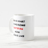 österreichischen Mama, phantastisch Kaffeetasse (Vorderseite Links)