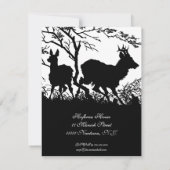 Österreichischer/deutscher Art-Herbst-Walzer/Ball Einladung (Rückseite)