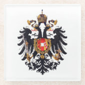 Österreichischer Empire-Untersetzer Glasuntersetzer (Vorderseite)