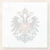 Österreichischer Empire-Untersetzer Glasuntersetzer (Rückseite)