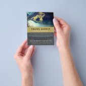 Österreichischer See, Reisebüro Flyer für Werbung (Gruppe)