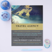 Österreichischer See, Reisebüro Flyer für Werbung (Einzeln)