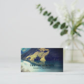 Österreichischer See, Travel Agent Business Card Visitenkarte (Stehend Vorderseite)