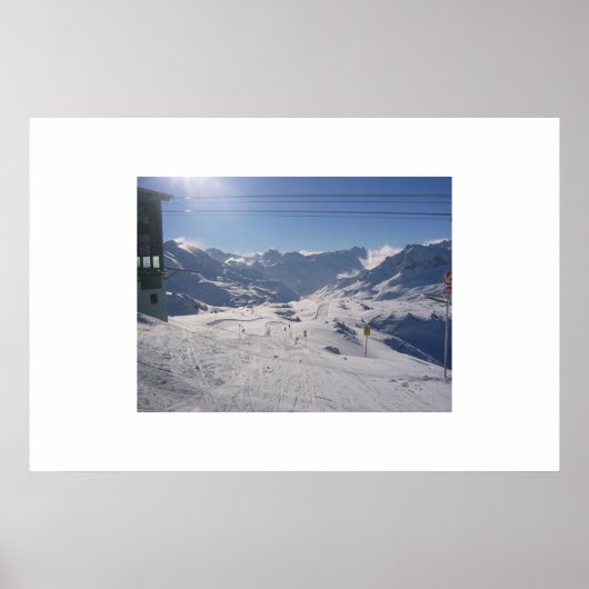 Österreichischer Skilauf Poster (Vorne)