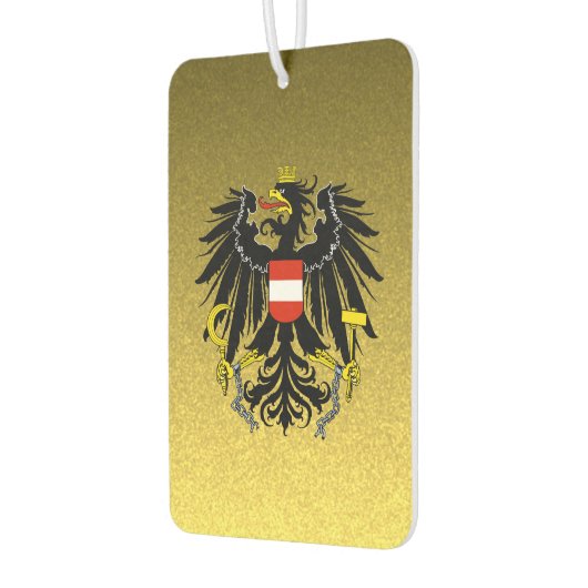 Österreichischer Wappen-T - Shirt Autolufterfrischer (Links)