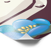 Österreichisches Cartoon-Reiseplakat Fotodruck (Ecke)