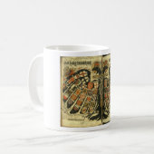 Österreichisches doppeltes Eagle Kaffeetasse (Vorderseite Links)