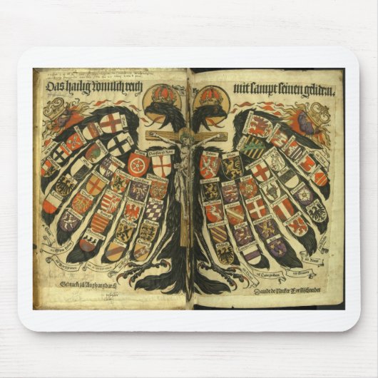 Österreichisches doppeltes Eagle Mousepad (Vorne)