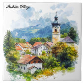 Österreichisches Dorf Fliese (Vorderseite)