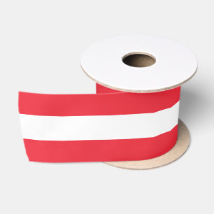 Österreichisches Flaggenband, österreichische Patr Satinband