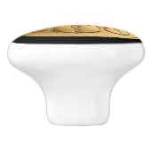 Österreichisches Goldmünze ~ Wien Philharmonics ~ Keramikknauf (Seitenansicht)