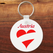 österreichisches Herz Schlüsselanhänger (Vorderseite)