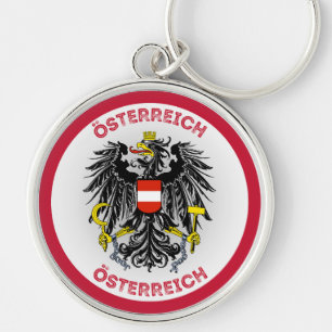 Österreichisches Kulturerbe-Emblem Schlüsselanhänger