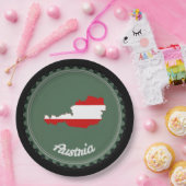 österreichisches Land Pappteller (Party)